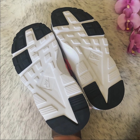 ‼️sold‼️🔥 Rare Nike Huarache Run Coral 3Y - Picture 6 of 8